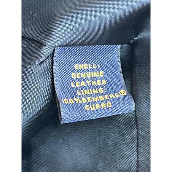 Brooks Brothers Tan Coat With Button & Zip Closure Pockets Snap Collar Size L - Picture 10 of 11